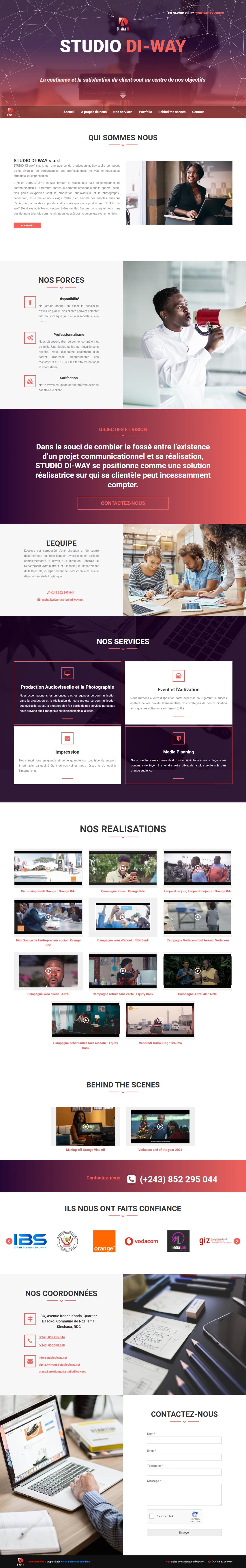 Digital Invest Corporate Web Development Project Studio Diway